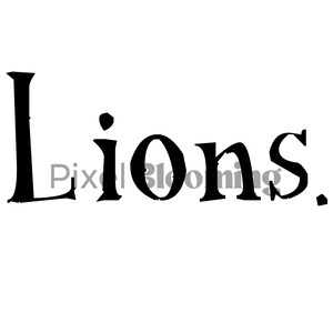 Varsity 70&#39;s style | Grunge Typewriter | Retro typewriter | Custom PNG dtf | Custom sport design | Team mascot names | Custom school mascot
