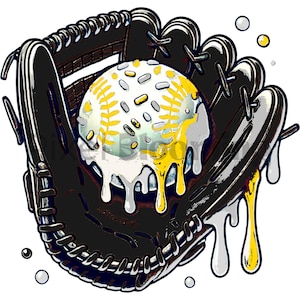 Icecream Drip PNG | Luxe baseball | Baseball Ice Cream | Ice cream drip | Baseball drip | Baseball lifestyle | Ice cream sprinkle