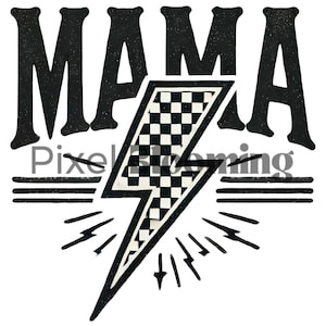 Checkered mom png | Checkered mama png | Mama sweatshirt png | Motherhood png | Cool mom png | Retro mama designs png | Neutral mama design