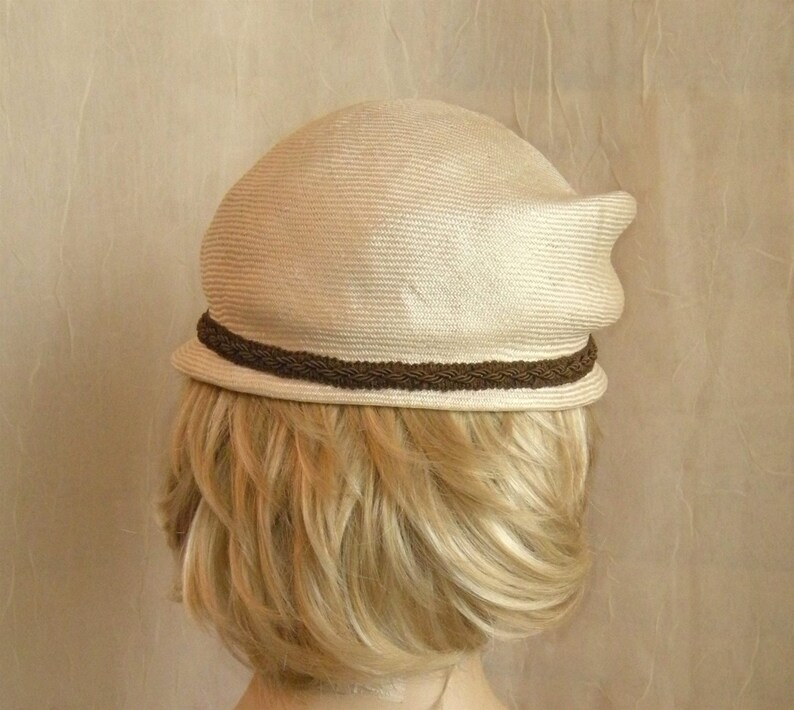 Kelsey newsboy cap womens straw hat millinery hat natural Etsy