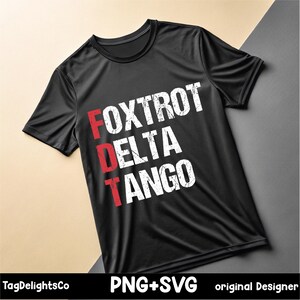 FDT - Foxtrot Delta Tango - Resist Design (SVG/PNG)