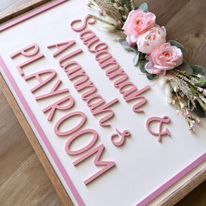 &quot;Personalisiertes Boho Schild &quot;&quot;Blumenwiese&quot;&quot;.&quot;