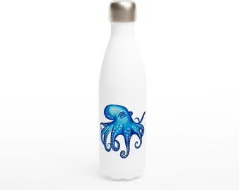 Octopus Water Bottle by Greta Siren