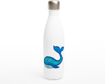 Whale Water Bottle by Greta Siren
