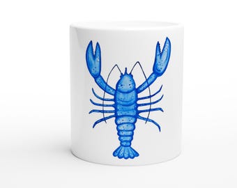 Lobster Ceramic Mug by Greta Siren