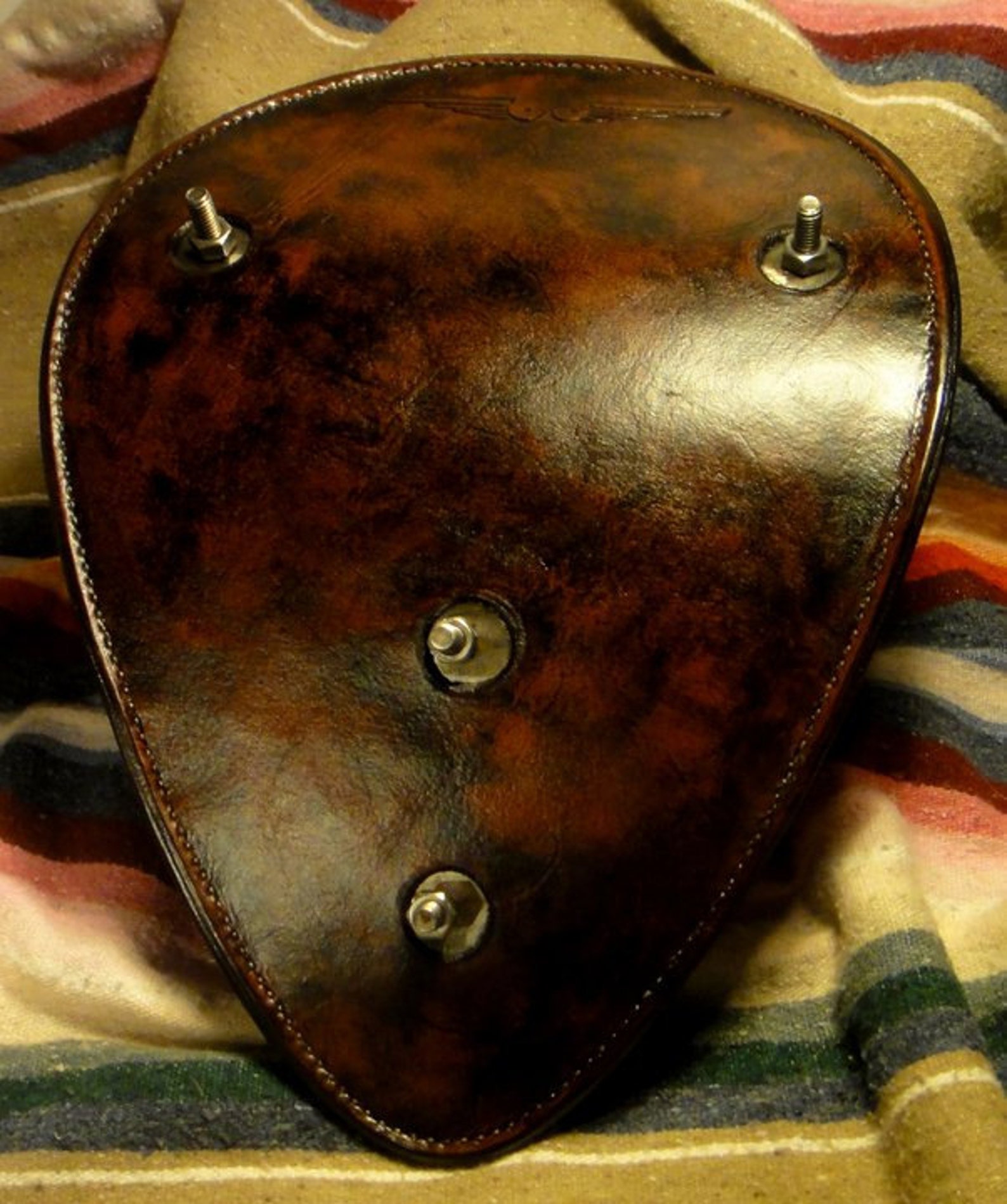 custom leather solo seat