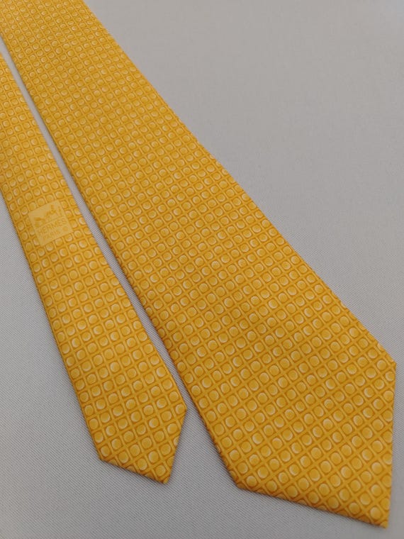 Authentic Hermes Paris Vintage 5333 TA Silk Necktie, Whimsical