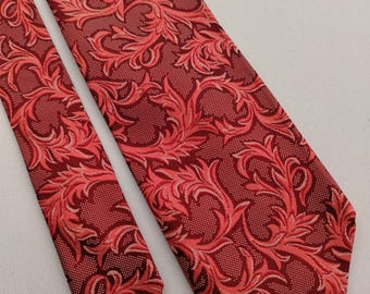 Corbata de seda Versace: estampado floral de cachemira étnica, hecha en Italia