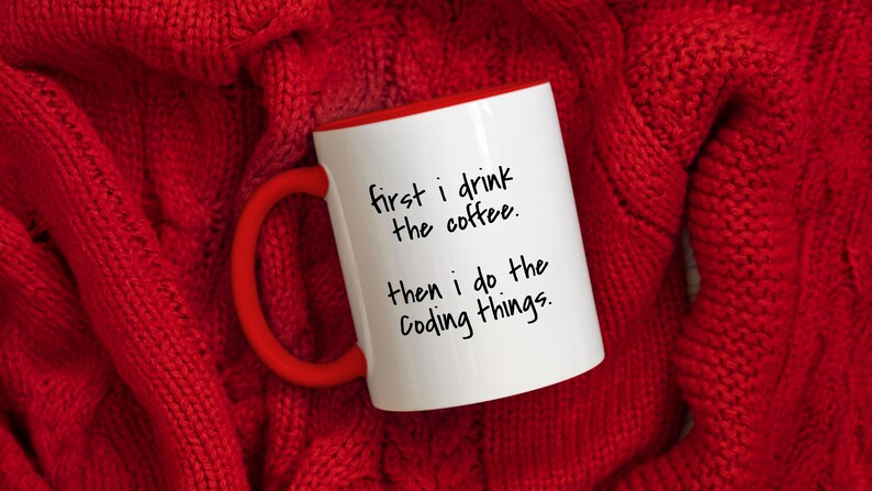 Coding Coffee Mug, Funny Coding Gift, Coding Lover Present, Programmer Mug, Developer Gift, Birthday Present for Coder, Unique Gift Idea image 4