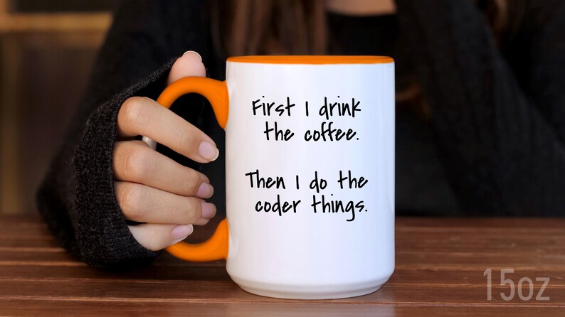 Codeerkoffiemok, grappig codeercadeau, aanwezige programmeur, cadeau-idee softwareontwikkelaar, mok IT-coder, verjaardagscadeau techneut, verjaardagscadeau afbeelding 7