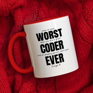 コーダー向けコーヒーマグ、面白いコーダーギフト、最高のコーダープレゼント、開発者向けギフト、プログラミング愛好家向けギフト、彼へのユニークなコーディングギフト、ユニークなギフトアイデア 画像 5