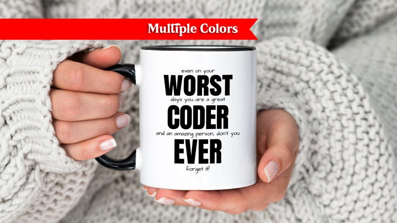 コーダー向けコーヒーマグ、面白いコーダーギフト、最高のコーダープレゼント、開発者向けギフト、プログラミング愛好家向けギフト、彼へのユニークなコーディングギフト、ユニークなギフトアイデア 画像 1