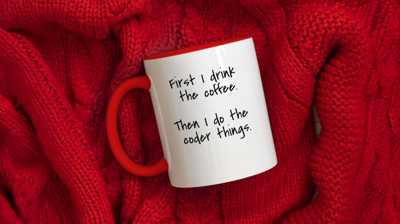 Codeerkoffiemok, grappig codeercadeau, aanwezige programmeur, cadeau-idee softwareontwikkelaar, mok IT-coder, verjaardagscadeau techneut, verjaardagscadeau afbeelding 5