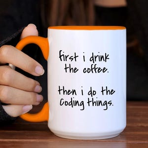 Coding Coffee Mug, Funny Coding Gift, Coding Lover Present, Programmer Mug, Developer Gift, Birthday Present for Coder, Unique Gift Idea image 6