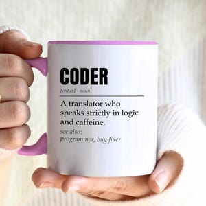 Coder koffiemok, grappig cadeau programmeur, unieke codering ontwikkelaar coder mok, beste software-ingenieur verjaardagscadeau voor coder, verjaardagscadeau afbeelding 6