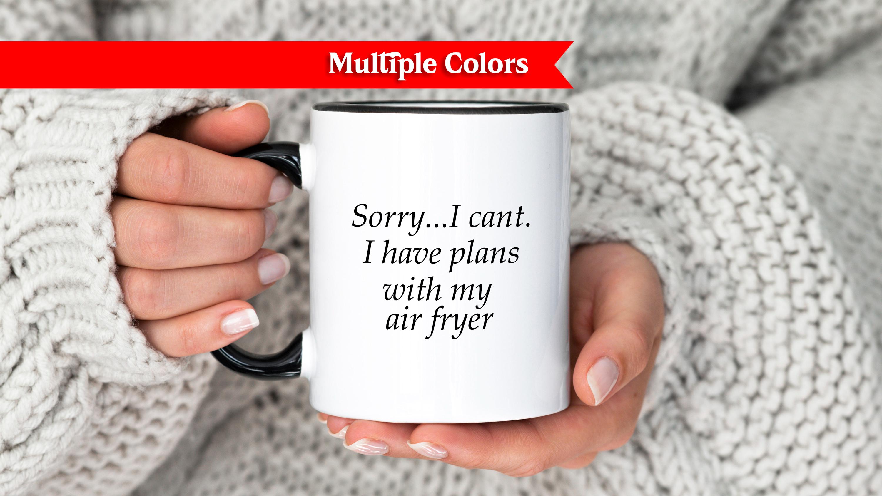 Tazza da caffè con friggitrice ad aria, regalo divertente per gli amanti della friggitrice ad aria, regalo unico per gli appassionati della friggitric