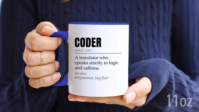 Coder koffiemok, grappig cadeau programmeur, unieke codering ontwikkelaar coder mok, beste software-ingenieur verjaardagscadeau voor coder, verjaardagscadeau afbeelding 3