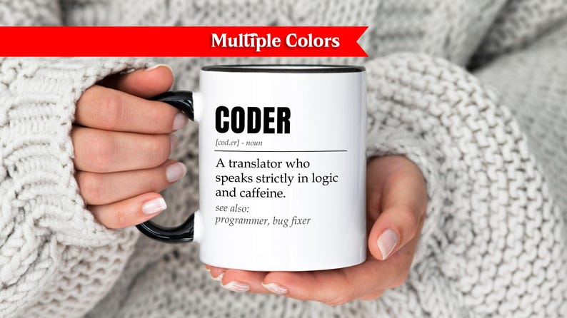 Coder koffiemok, grappig cadeau programmeur, unieke codering ontwikkelaar coder mok, beste software-ingenieur verjaardagscadeau voor coder, verjaardagscadeau afbeelding 1