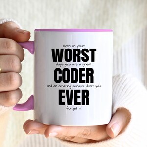 コーダー向けコーヒーマグ、面白いコーダーギフト、最高のコーダープレゼント、開発者向けギフト、プログラミング愛好家向けギフト、彼へのユニークなコーディングギフト、ユニークなギフトアイデア 画像 6