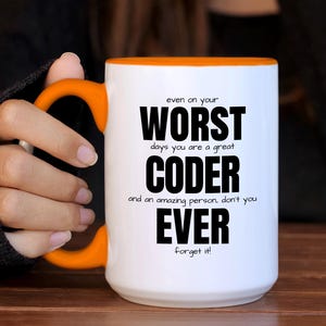 コーダー向けコーヒーマグ、面白いコーダーギフト、最高のコーダープレゼント、開発者向けギフト、プログラミング愛好家向けギフト、彼へのユニークなコーディングギフト、ユニークなギフトアイデア 画像 7