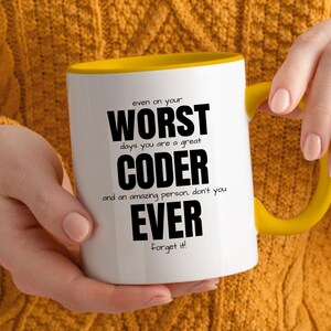 コーダー向けコーヒーマグ、面白いコーダーギフト、最高のコーダープレゼント、開発者向けギフト、プログラミング愛好家向けギフト、彼へのユニークなコーディングギフト、ユニークなギフトアイデア 画像 8