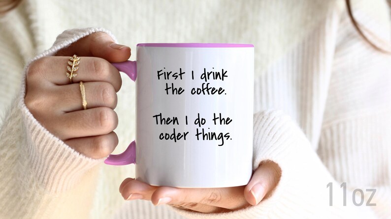 Codeerkoffiemok, grappig codeercadeau, aanwezige programmeur, cadeau-idee softwareontwikkelaar, mok IT-coder, verjaardagscadeau techneut, verjaardagscadeau afbeelding 6
