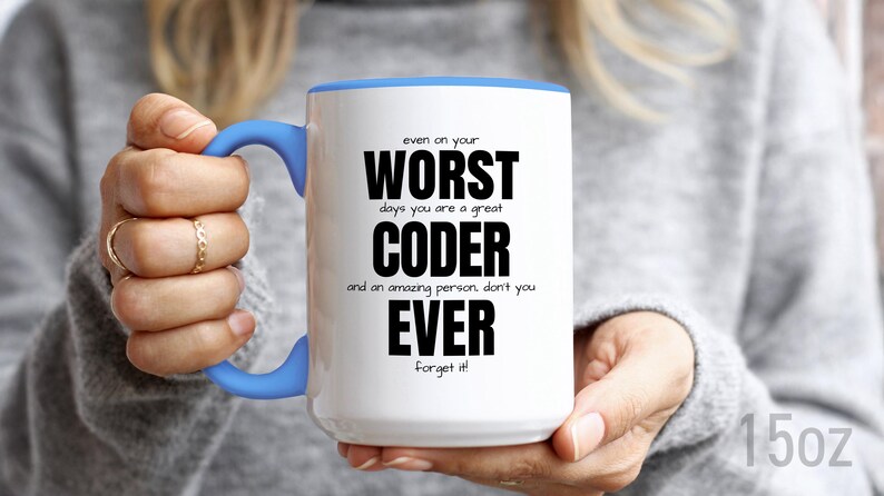 コーダー向けコーヒーマグ、面白いコーダーギフト、最高のコーダープレゼント、開発者向けギフト、プログラミング愛好家向けギフト、彼へのユニークなコーディングギフト、ユニークなギフトアイデア 画像 4