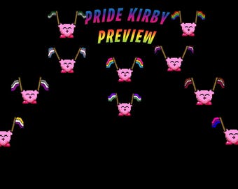 Kirby Pride Emotes
