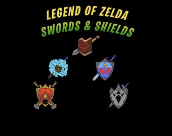 LoZ Swords and Shields Sub Badges