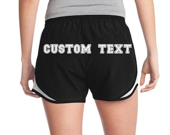 Custom Booty Shorts | Personalized saying | Dance outfit | Cheer bottoms | Soccer shorts | Funny shorts gift | sarcastic booty shorts |