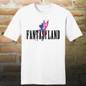 Fantasy Land t-shirt | Theme park parody shirt | Video game mashup tee | Funny theme park shirt | WDW inspired design | Gamer graphic tee