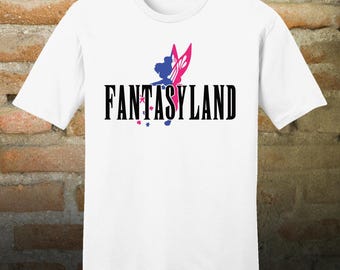 Fantasy Land t-shirt | Theme park parody shirt | Video game mashup tee | Funny theme park shirt | WDW inspired design | Gamer graphic tee