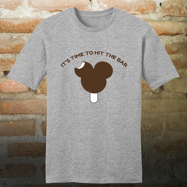Hit the Bar T-Shirt, Mickey Bar T-Shirt, Familie passendes Shirt, Mausohren T-Shirt, Eisbar T-Shirt, Freizeitpark Snacks