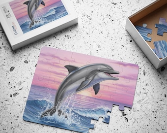 Kids Dolphin Puzzle, 30-Piece Ocean Jigsaw