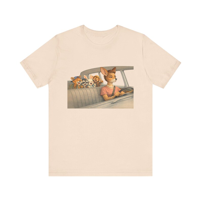 Calm Composed 50s Kangaroo Mom Tee Vintage Carpool Tee image 3