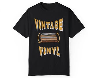 Vintage Vinyl Unisex T-Shirt, Comfort Colors T-Shirt, Vintage Graphic Tee, Retro Graphic T-Shirt, Music Lover Tee, Retro Fashion T-Shirt
