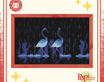 Animal Well Swan Dance Cross Stitch Pattern | Digital PDF Download