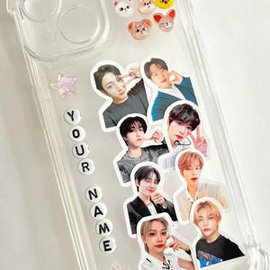 Handgjort Stray Kids-mobilskal i harts: Glitter Kpop-skal, personlig STAY-present