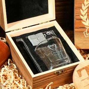 Trauzeugen Geschenke, personalisierte Whiskygläser in Holzkiste, Trauzeugen Vorschlag Box, Groomsman Geschenkbox, Trauzeuge Geschenk, Junggesellenabschied Geschenk