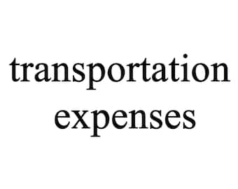 transportation expenses