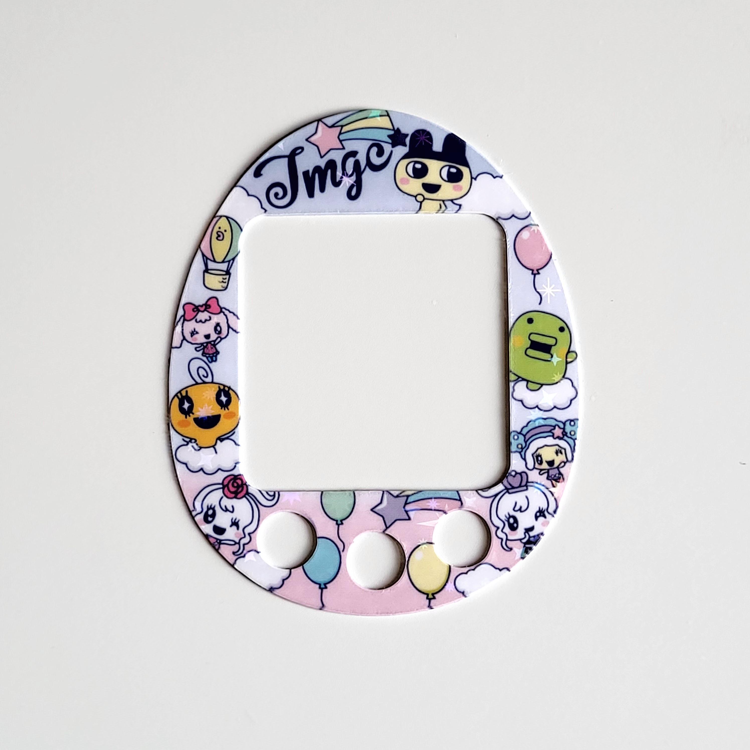 Tamagotchi 4U 4U+ Faceplate: Holographic Sanrio, TMGC Designs Tama