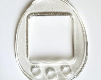 Tamagotchi 4U/4U+ Glitter Clear Faceplate Replacement