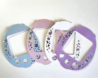 Tamagotchi 4U 4U+ Faceplate with Holographic Gems