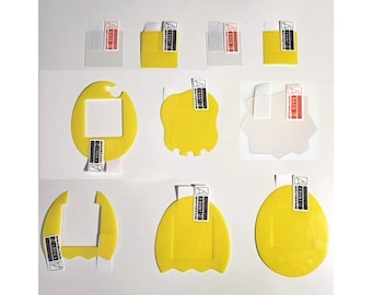 Tamagotchi Screen Protector for Uni, Paradise, Pix, Smart, On, Meets, Mix, Sweet | Clear Faceplate Guard | Scratch Protection