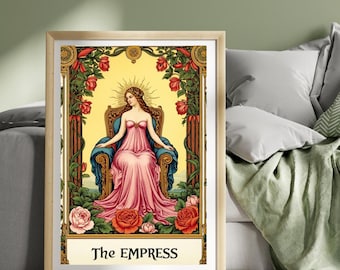 The Empress Tarot Card Print – Divine Feminine Art (Digital Download)