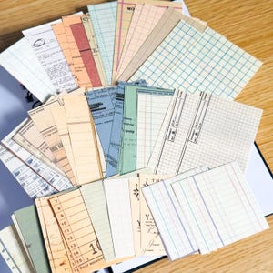 Pacchetto da 60 carte vintage, diario vintage, carta antica, carta digitale effimera, carta per scrapbooking antica, carta per appunti vintage