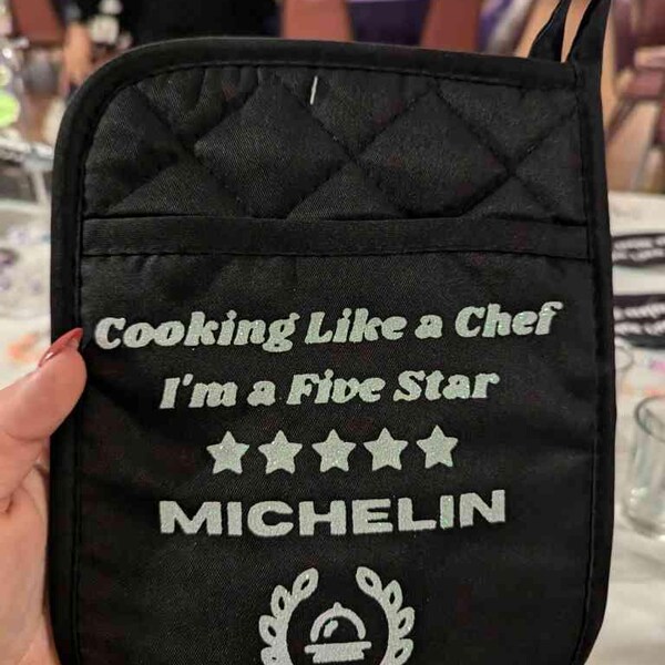 KPOP Felix Stray Kids Inspired "Cooking Like a Chef" Potholder