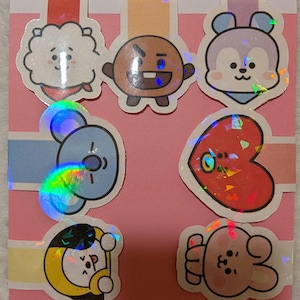 KPOP BTS BT21 INSPIRED Magnetic Bookmarks perfect gift for readers