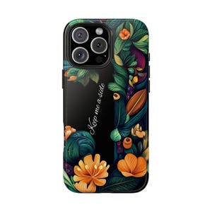 Floral Butterfly Phone Case: iPhone 16, Galaxy S24 Ultra, Dual Layer Protection