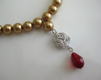 Beauty and the Beast Inspired Necklace